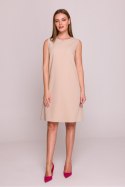 Sukienka Model S408 Beige - Stylove