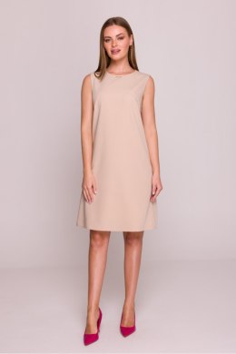 Sukienka Model S408 Beige - Stylove