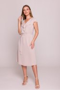 Sukienka Model S411 Beige - Stylove