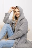Sweter Kardigan Model 70043 Grey - PeeKaBoo Sweter Kardigan Model 70043 Grey - PeeKaBoo