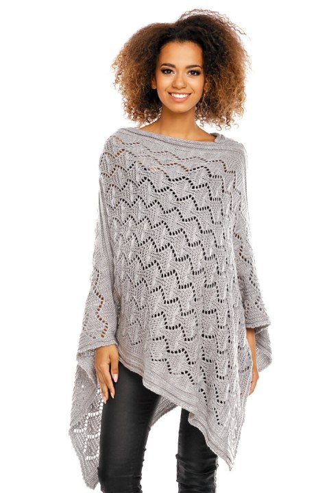 Poncho model 30012C Light Gray - PeeKaBoo