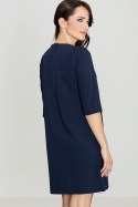 Sukienka Model K316 Navy - Lenitif Sukienka Model K316 Navy - Lenitif