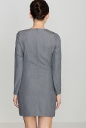 Sukienka Model K373 Grey - Lenitif Sukienka Model K373 Grey - Lenitif