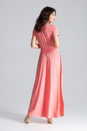 Sukienka Model L042 Coral - Lenitif Sukienka Model L042 Coral - Lenitif