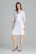 Sukienka Model L076 White - Lenitif Sukienka Model L076 White - Lenitif