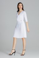 Sukienka Model L076 White - Lenitif Sukienka Model L076 White - Lenitif