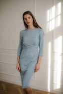 Sukienka Model L079 Blue - Lenitif Sukienka Model L079 Blue - Lenitif
