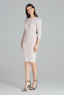 Sukienka Model L079 Pink - Lenitif Sukienka Model L079 Pink - Lenitif