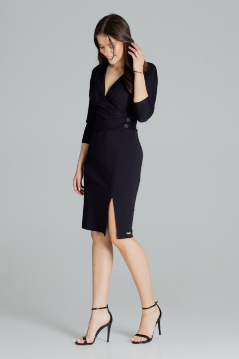 Sukienka Model L086 Black - Lenitif Sukienka Model L086 Black - Lenitif