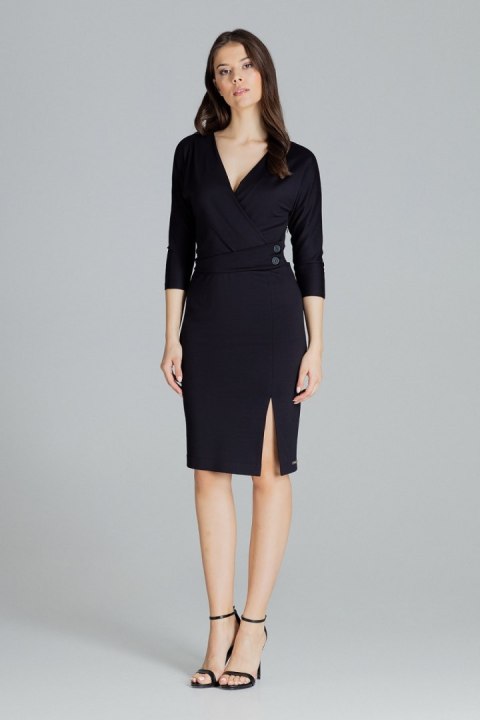 Sukienka Model L086 Black - Lenitif Sukienka Model L086 Black - Lenitif