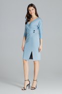 Sukienka Model L086 Blue - Lenitif Sukienka Model L086 Blue - Lenitif