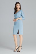 Sukienka Model L086 Blue - Lenitif Sukienka Model L086 Blue - Lenitif
