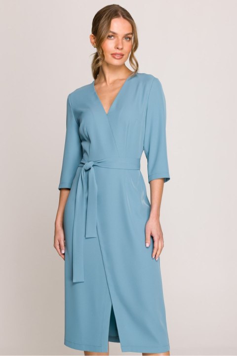 Sukienka Model S396 Cold Blue - Stylove