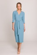 Sukienka Model S396 Cold Blue - Stylove