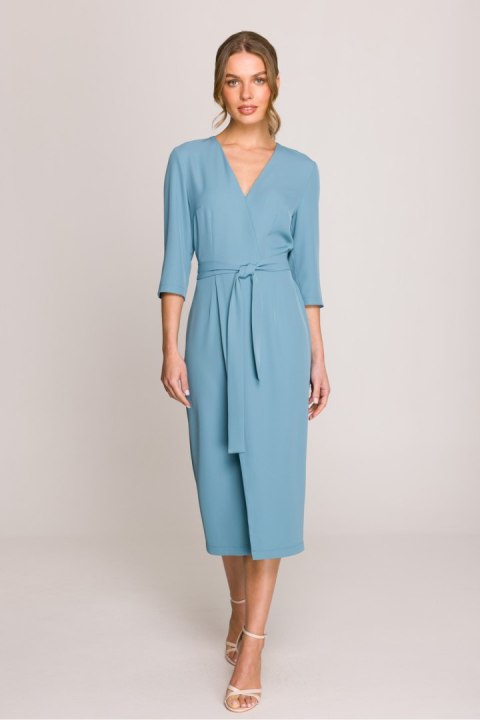 Sukienka Model S396 Cold Blue - Stylove