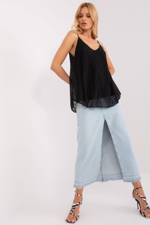 Koszulka Top Model TW-TP-BI-2095.23X Black - Och Bella Koszulka Top Model TW-TP-BI-2095.23X Black - Och Bella