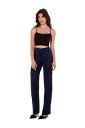 Spodnie Damskie Model K174 Navy - Makover Spodnie Damskie Model K174 Navy - Makover