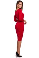 Sukienka Model K006 Red - Makover Sukienka Model K006 Red - Makover
