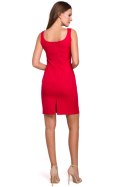 Sukienka Model K022 Red - Makover Sukienka Model K022 Red - Makover