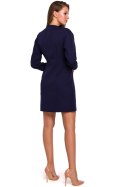 Sukienka Model K034 Atrament - Makover Sukienka Model K034 Atrament - Makover