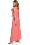 Sukienka Model K048 Orange - Makover Sukienka Model K048 Orange - Makover