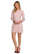 Sukienka Model K148 Dirty Pink - Makover Hurtownia odzieży on-line, moda damska, bielizna i obuwie dla kobiet - Matterhorn.pl Sukienka Model K148 Dirty Pink - Makover Hurtownia odzieży on-line, moda damska, bielizna i obuwie dla kobiet - Matterhorn.pl