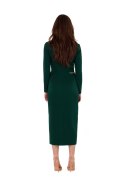 Sukienka Model K178 Bottle Green - Makover Sukienka Model K178 Bottle Green - Makover