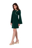 Sukienka Model K181 Bottle Green - Makover Sukienka Model K181 Bottle Green - Makover