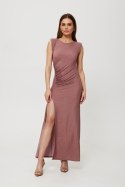 Sukienka Model K186 Powder Pink - Makover Sukienka Model K186 Powder Pink - Makover