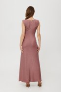 Sukienka Model K186 Powder Pink - Makover Sukienka Model K186 Powder Pink - Makover