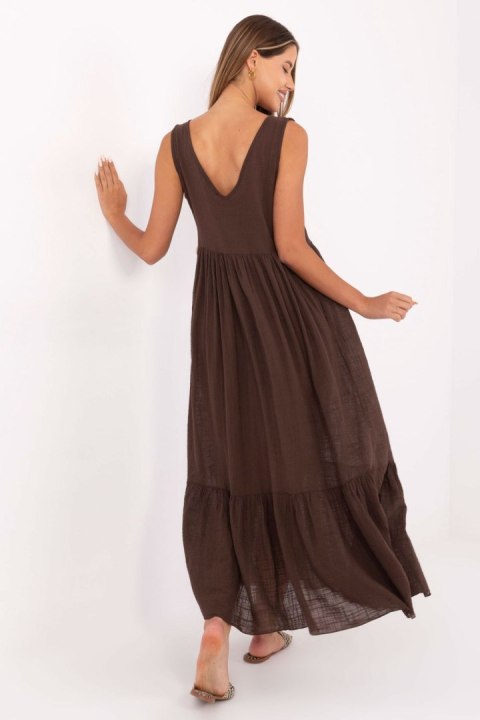 Sukienka Model TW-SK-BI-28007.63 Dark Brown - Och Bella