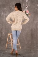 Sweter Damski Model Marynesta Beige - Merribel Sweter Damski Model Marynesta Beige - Merribel