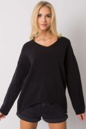 Sweter Damski Model TW-SW-BI-9802.25X Black - Och Bella Sweter Damski Model TW-SW-BI-9802.25X Black - Och Bella