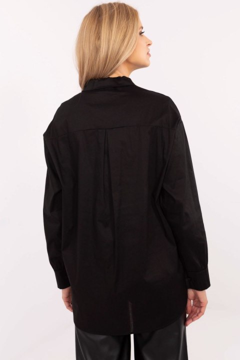 Koszula Damska Model DHJ-KS-9213-1.77P Black - Italy Moda Koszula Damska Model DHJ-KS-9213-1.77P Black - Italy Moda