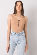 Koszulka Top Model DHJ-TP-13287.36P Camel - Italy Moda Koszulka Top Model DHJ-TP-13287.36P Camel - Italy Moda