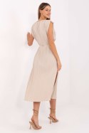 Sukienka Model DHJ-SK-21309.96 Beige - Italy Moda Sukienka Model DHJ-SK-21309.96 Beige - Italy Moda