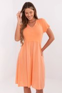 Sukienka Model DHJ-SK-25370.85 Orange - Italy Moda Sukienka Model DHJ-SK-25370.85 Orange - Italy Moda