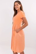 Sukienka Model DHJ-SK-25370.85 Orange - Italy Moda Sukienka Model DHJ-SK-25370.85 Orange - Italy Moda