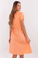 Sukienka Model DHJ-SK-25370.85 Orange - Italy Moda Sukienka Model DHJ-SK-25370.85 Orange - Italy Moda