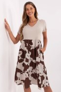 Sukienka Model DHJ-SK-253701.80 Beige - Italy Moda