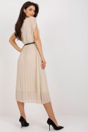Sukienka Model DHJ-SK-8839-1.23X Beige - Italy Moda Sukienka Model DHJ-SK-8839-1.23X Beige - Italy Moda