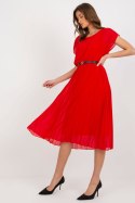 Sukienka Model DHJ-SK-8839-1.23X Red - Italy Moda Sukienka Model DHJ-SK-8839-1.23X Red - Italy Moda