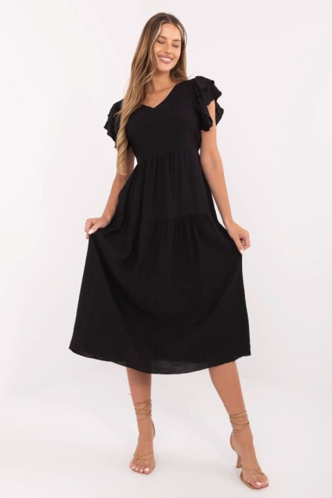 Sukienka Model MI-SK-A2489.21 Black - Italy Moda Sukienka Model MI-SK-A2489.21 Black - Italy Moda