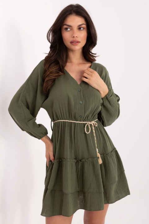 Sukienka Model MI-SK-A5079.27 Khaki - Italy Moda
