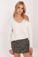Sweter Damski Model DHJ-BZ-19238.26 Ecru - Italy Moda Sweter Damski Model DHJ-BZ-19238.26 Ecru - Italy Moda