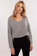 Sweter Damski Model DHJ-BZ-19238.26 Grey - Italy Moda Sweter Damski Model DHJ-BZ-19238.26 Grey - Italy Moda