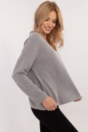Sweter Damski Model DHJ-BZ-19238.26 Grey - Italy Moda Sweter Damski Model DHJ-BZ-19238.26 Grey - Italy Moda