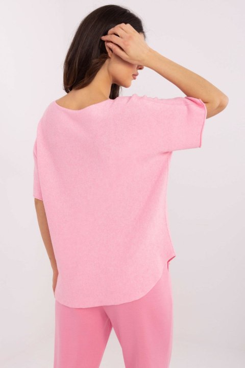 Sweter Damski Model MO-SW-0702.36 Light Pink - Italy Moda Sweter Damski Model MO-SW-0702.36 Light Pink - Italy Moda