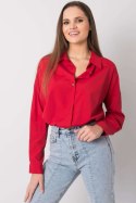 Koszula Damska Model EM-KS-004.42 Dark Red - Ex Moda Koszula Damska Model EM-KS-004.42 Dark Red - Ex Moda