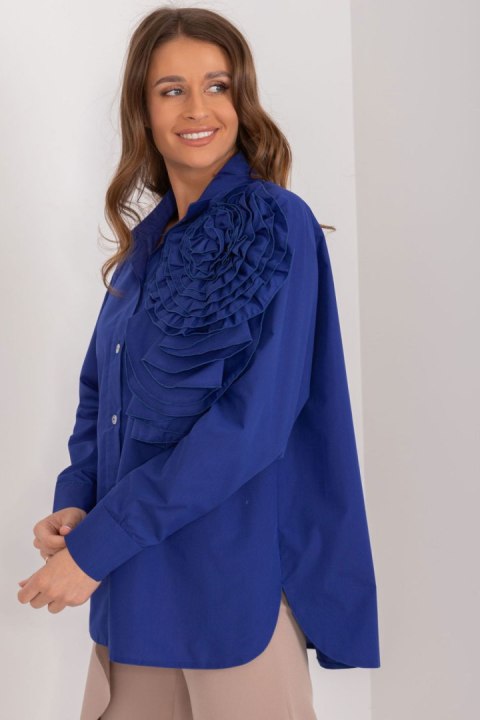 Koszula Damska Model LK-KS-509612.28- Cobalt - Lakerta Koszula Damska Model LK-KS-509612.28- Cobalt - Lakerta